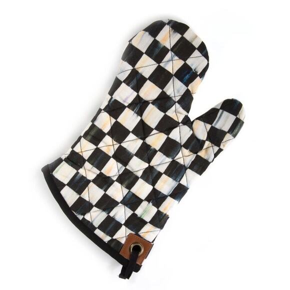 MACKENZIE-CHILDS Courtly Check Bistro Oven Mitt - Picture 1 of 13